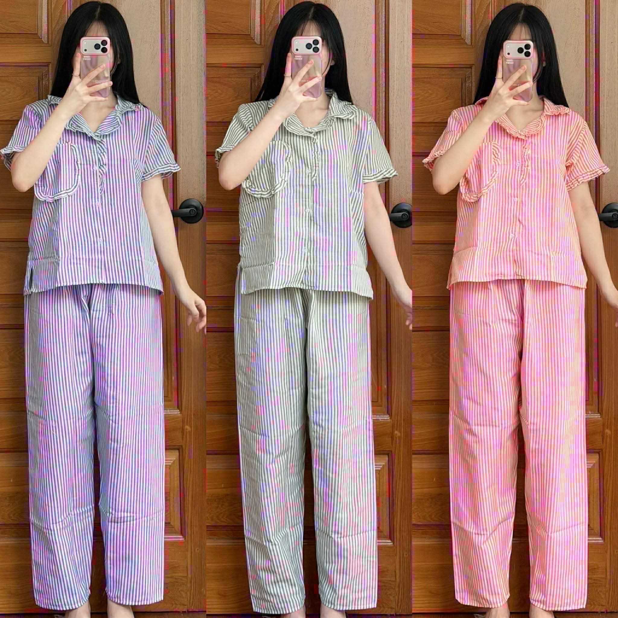 Soft Stripe Pajama Set for Women