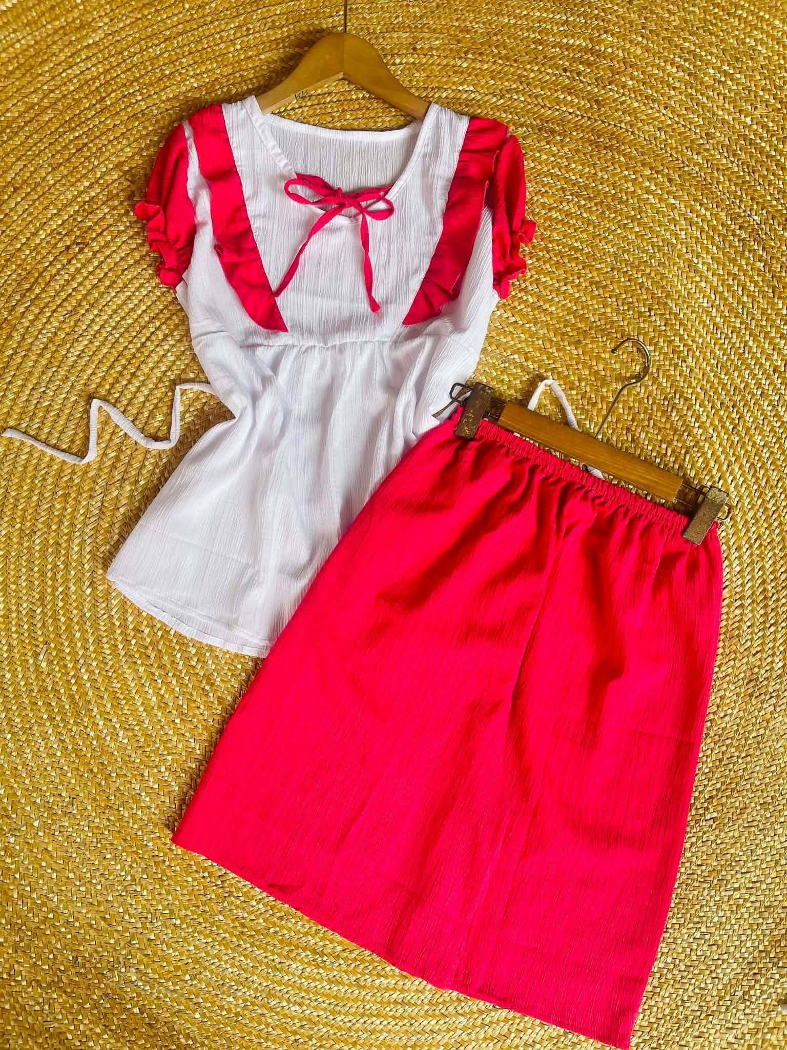 New Arrival – Elegant Ruffle Two-Piece Set
