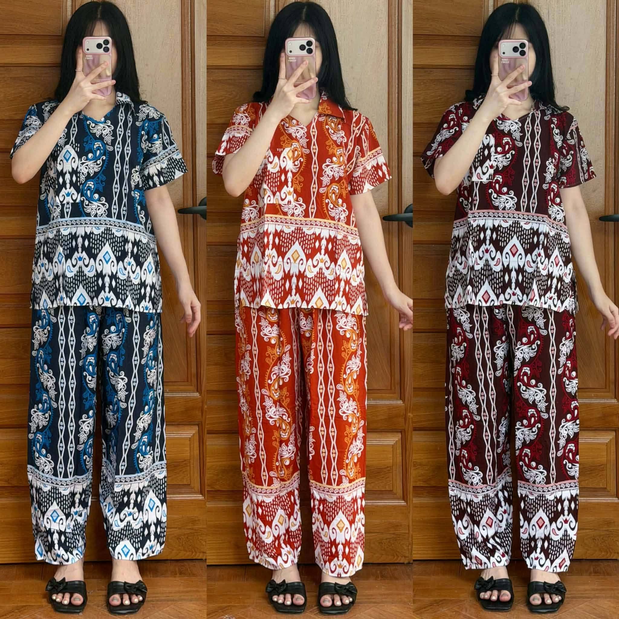 Comfortable Short Sleeve + Long Wide-Leg Pants Set